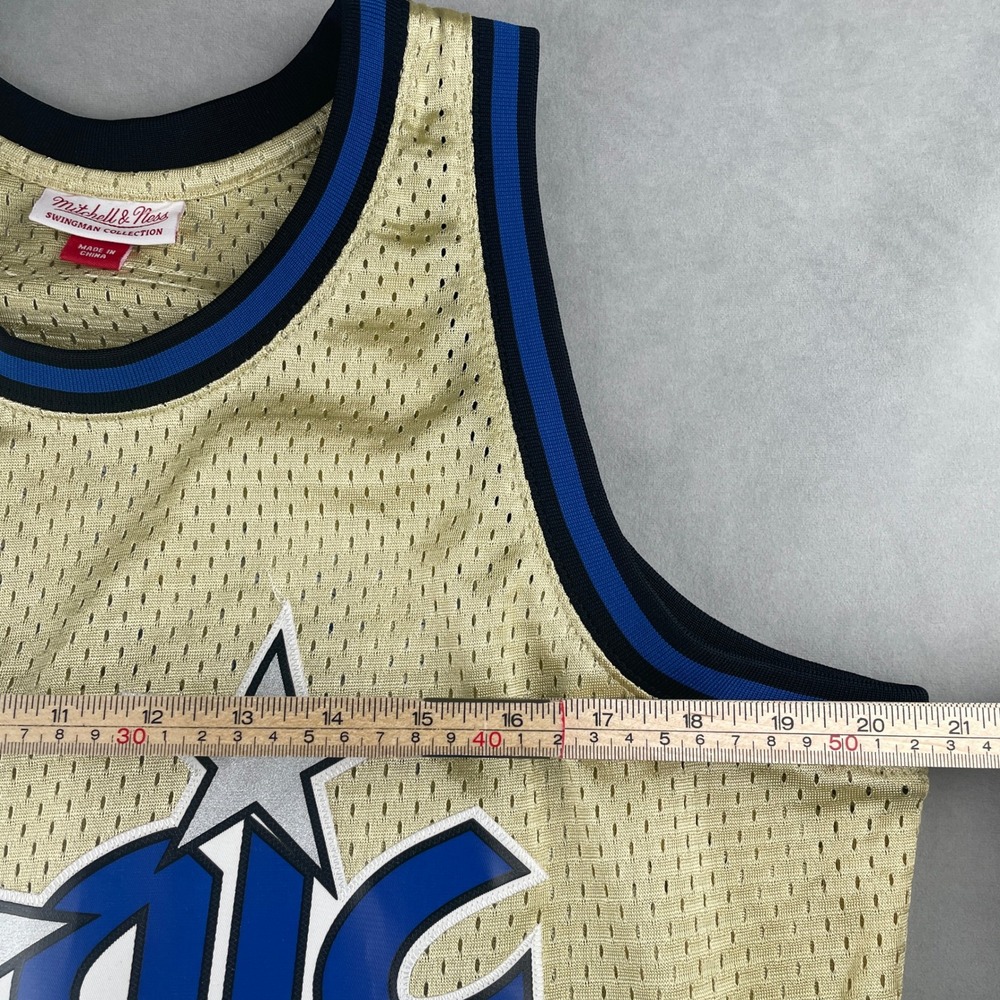 Mitchell & Ness Jersey Men M Gold HWC Swingman Penny Hardaway NBA 93-94 Magic‎ 1 - Picture 4 of 7